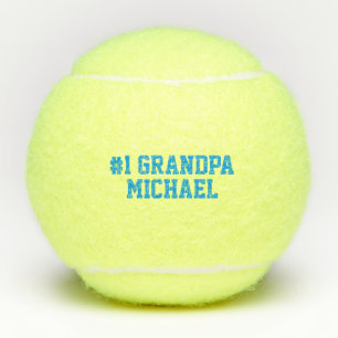 Azul de encargo de la pelota de tenis del día de