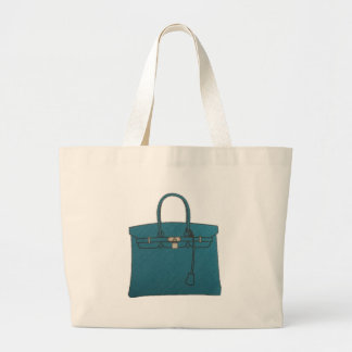 Azul de la bolsa de asas de Birkin