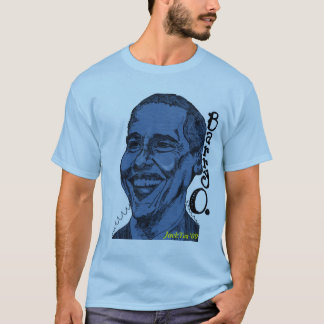 Azul de la camiseta de Barack, JackTea '09