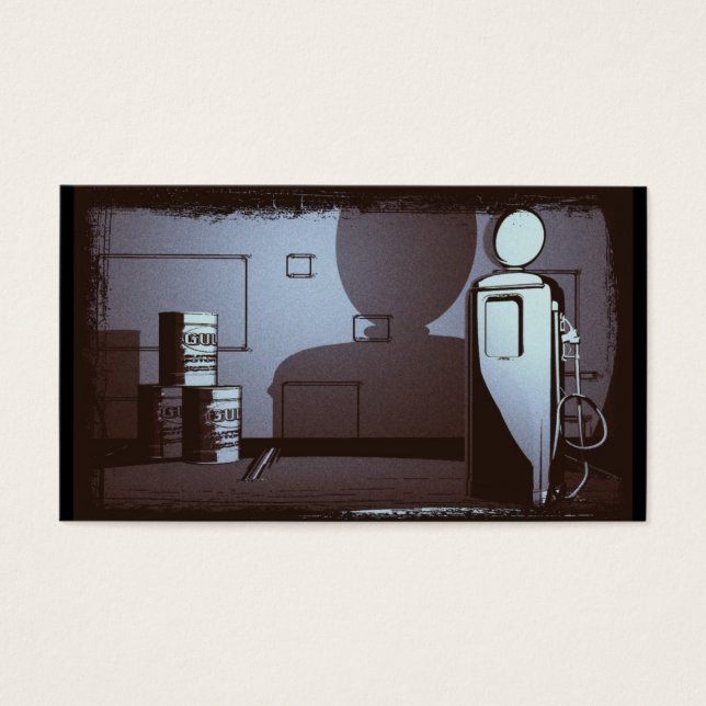 AZUL DE LA ESTACIÓN DE GAS DE VENTAJA (Frente)