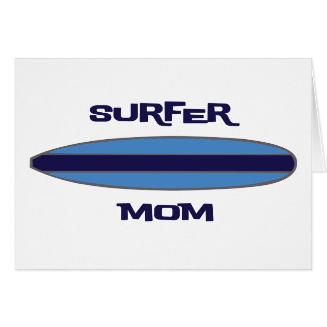 Azul de la mamá de la persona que practica surf (Anverso (Horizontal))