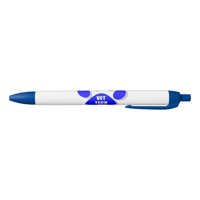 azul de la pluma de la tecnología del veterinario (Parte de abajo)