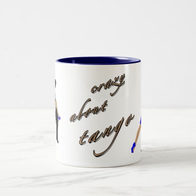 azul de la taza con loco amarillo (Centro)