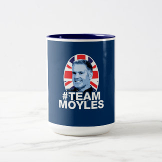 Azul de la taza de café del #TEAMMOYLES