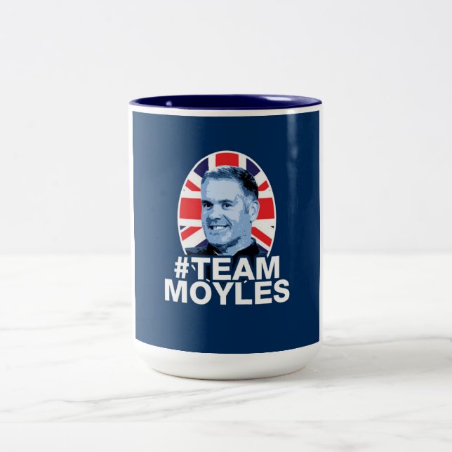 Azul de la taza de café del #TEAMMOYLES (Centro)