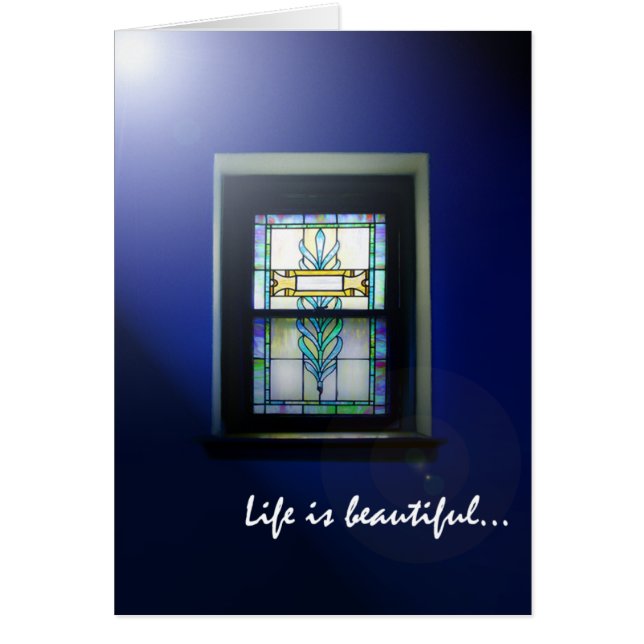 AZUL de la VENTANA de la IGLESIA - modificado para (Frente)