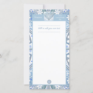 Azul de luz de encaje cerámico