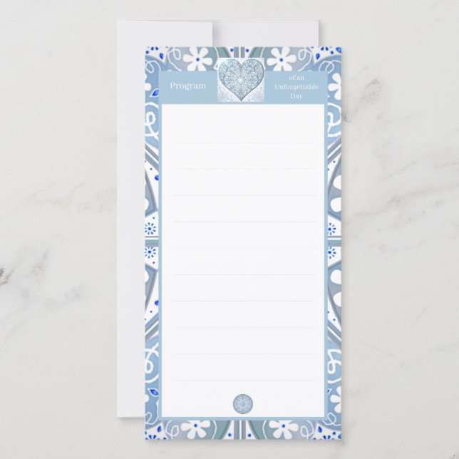 Azul de luz de encaje cerámico (Anverso)