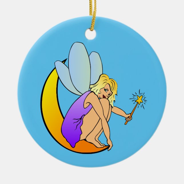 AZUL DE ORNAMENTO DE FAIRY (Frente)