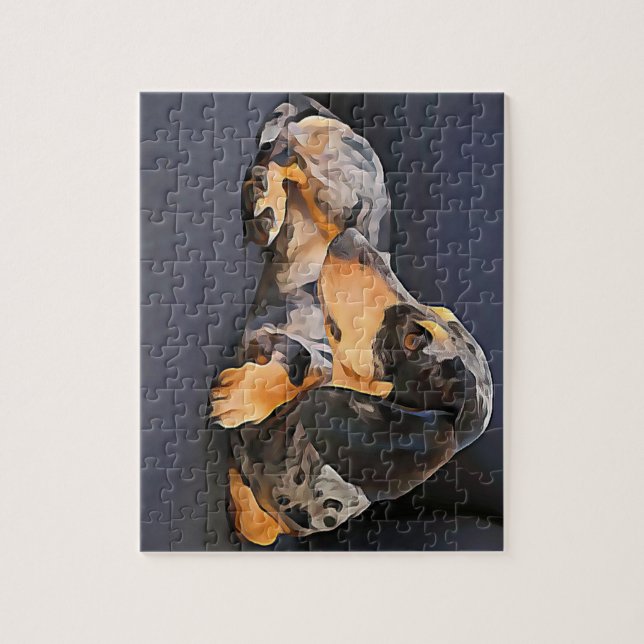 azul de rompecabezas (Vertical)