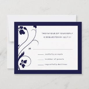 azul de RSVP el   de la alta subida 311-Floral y