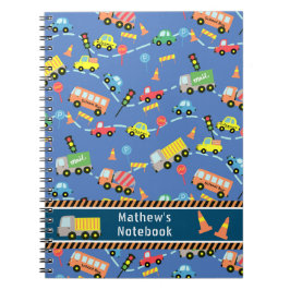 Azul de transporte. Cuaderno