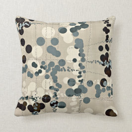 Azul del "chorrito" y almohada de Brown