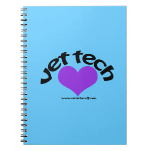 azul del cuaderno de la tecnología del veterinari