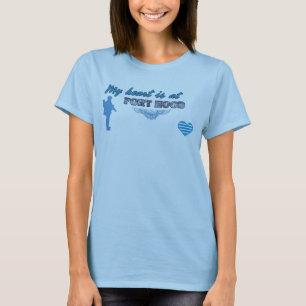 Azul del diseño de la camiseta de Fort Hood