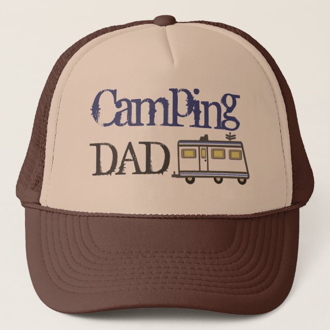 Azul del gorra del camionero del papá del día de (Anverso)