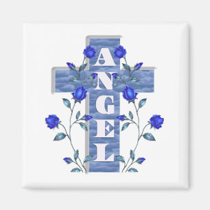 Azul del imán del ángel