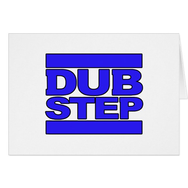 Azul del logotipo de DUBSTEP (Anverso (Horizontal))
