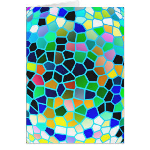 Azul del vitral: Gráficos artísticos de la firma