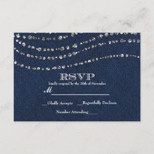 Azul Denim & Diamonds Sparkle Brillo Fiesta RSVP