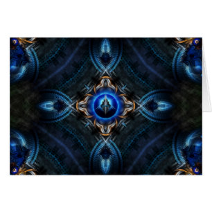 Azul dorado Kaleidoscope