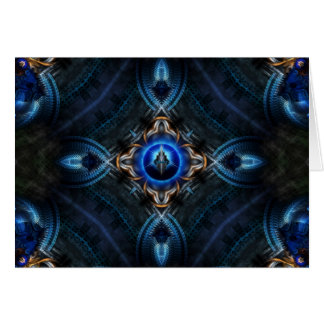 Azul dorado Kaleidoscope