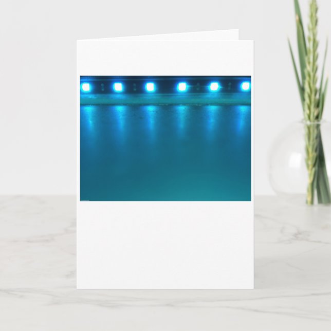 Azul eléctrico, tarjeta (Anverso)