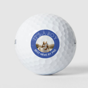 Azul Es un niño Género revelar foto Bolas de golf