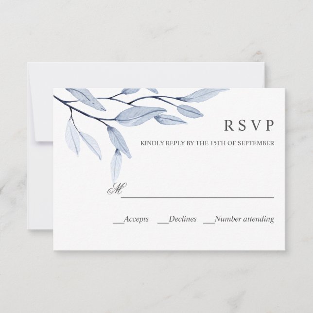 Azul etéreo | REVP DE RESPUESTA DEL BODA (Anverso)