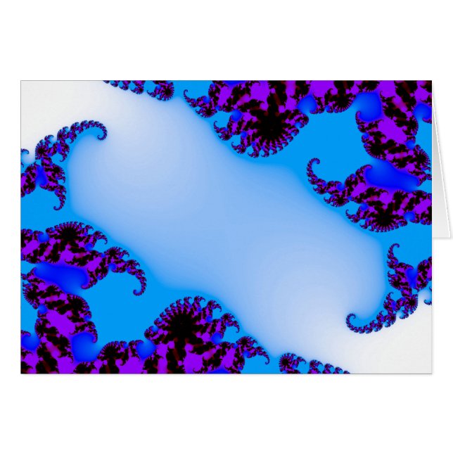 Azul fractal (Anverso (Horizontal))
