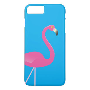 Azul Funda Flamingo iPhone 7 Plus