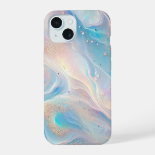 Azul Holográfico Opal Purpurina Dorada