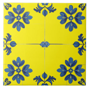Azul Índigo Azulejo Azul Portugués Lisboa Decorati