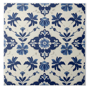 Azul Índigo Azulejo Lisboa Botánico Portugués