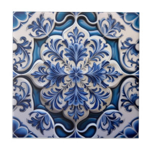 Azul Índigo Azulejo Lisboa Talavera Portuguesa 