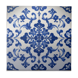 Azul Índigo Azulejo Lisboa Talavera Portuguesa 