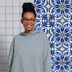 Azul Índigo Azulejo Portugués Lisboa Decorativo