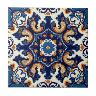 Azul Índigo Azulejo Talavera Portuguesa Lisboa