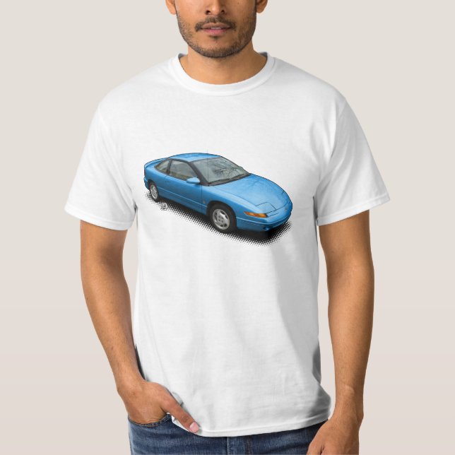 Azul intrépido Saturn 1991 SC2 en la camiseta (Anverso)