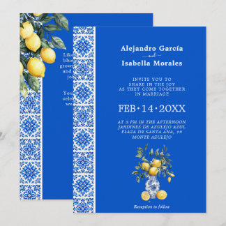  💙🍋Azul & Limone Romance [azul] Invitación