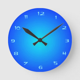 Azul llano con centro acuático > Relojes de cocina