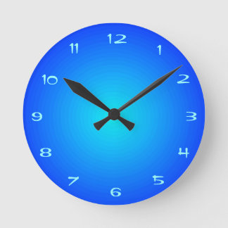 Azul llano con centro acuático > Relojes de cocina