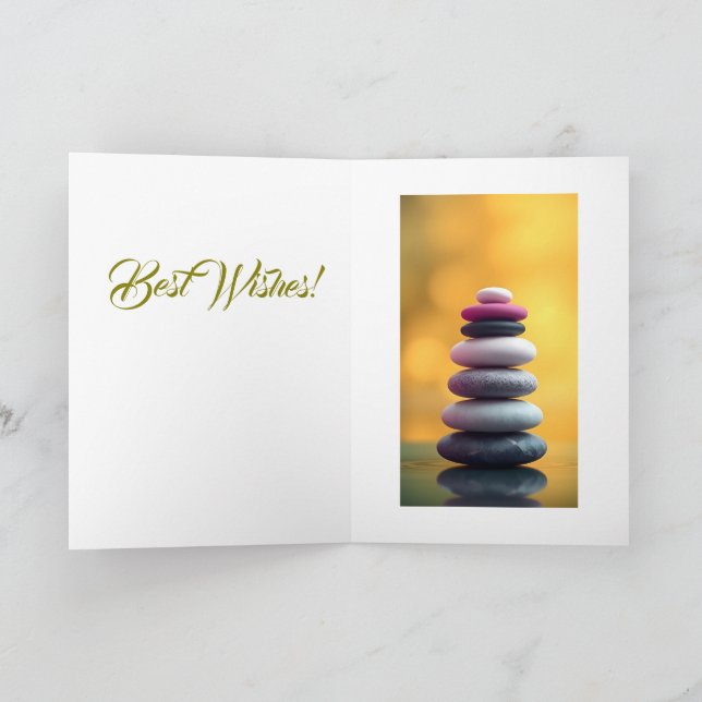 Azul Lotus Flor Arte Espiritual Zen Personalizado (Interior)