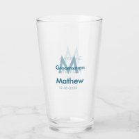 Azul marino groomsman nombre letra fecha masculino