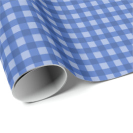 Azul marino| Papel de ajuste ligero azul de Gingha