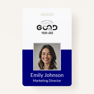 Azul Marino | Tarjeta de seguridad de la compañía