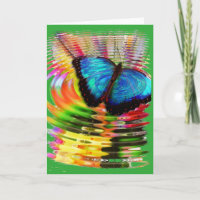 Azul mariposa es una tarjeta que no te engañan