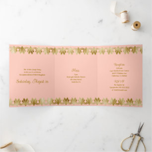 Azul moda con la invitación a la fiesta quinceaner