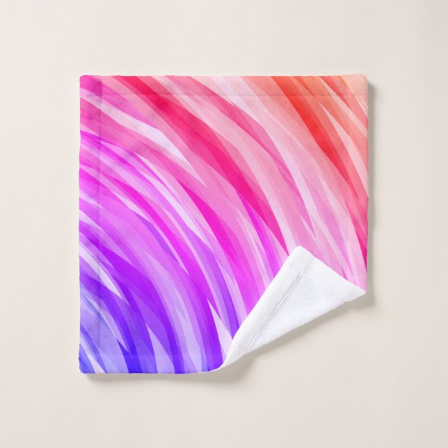 Azul morado rosado Naranja rojo amarillo (Toallita)