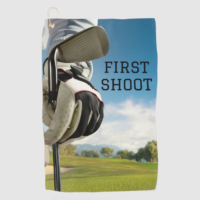 Azul negro simple minimalista Las mejores toallas  (Anverso)